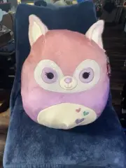 Squishmallows 14" Chaitra Purple Lemur HEARTS 2023 Kellytoy New Original Cute!