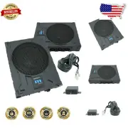 High-Power 10'' Car Audio Subwoofer with Bass Boost - Slim Design, 550 Watts