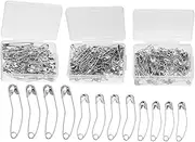 DECORNIJIA Practical Curved Safety Pins Sewing Pins for Crafts Scarf DIY Projects Durable Stainless Steel Design