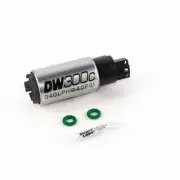 DeatschWerks 340lph DW300C Compact Fuel Pump w/ Fits 02-06 RSX Set Up Kit (w/o M (for: Honda)