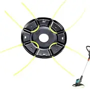 Trimmer Head, Grass Eater Heads, Wheel Cutter Parts for Yard Mowing Machine Lawn Edger Outdoor Garden Mower