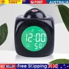 Creative Projection Clock LED Electronic Alarm Clock for Home Decoration (Black)