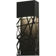 AFX Inc. BONW071710L30D2BK Boon LED 3 inch Black Outdoor Sconce