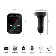 Full Frequency Bluetooth Wireless Connection Adapter FM Transmitter USB Charger (for: Honda Civic)