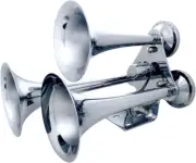 46151 Competition Series 3 Trumpet Train Horn, Heavy-Duty Electric Solenoid, 150