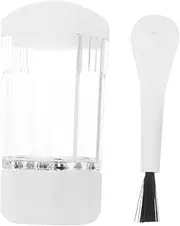 LIFKOME 1Set Scalp Head Applicator Comb with Dropper and Brush Essential Oil Scalp Applicator for Hair Root Scalp Fluid Applicator Transparent Design