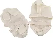 GAROZATION 1 Pair Ballet Socks Dance Shoes Yoga Shoes Latin Shoes Thong Toe Paws Open Toe Dance Socks Dance Half Sole Toeless Anti-Skid Pilates Lyrical Shoes Socks Dancing Socks Ballet Shoes
