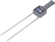 Humidity Tester, LCD Digital Display Portable Grain Moisture Meter with Probe, 0-80%, Backlit Display Portable Moisture Tester for, Froage Grass, Leymus Chinensis