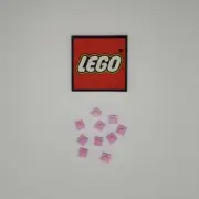 LEGO 1 x 1 Plate BRIGHT PINK (x10) 3024 NEW REPLACEMENT PARTS FRIENDS DOTS