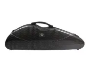 4/4 New Carbon Fiber Black Violin Case Violin Cases with Code Lock & Back Strap