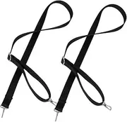 Gogogmee 2Pcs Stretchy Surfboard Straps with Buckles and Hooks Paddle Board Carrying Strap for Kayaks Boats and Rv Awnings Secure Fastening for Outdoor Adventures
