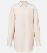 [Saint Laurent] Saint Laurent Silk blouse UK 14 beige
