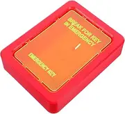 ANDRESLAD 1 Set Wall Mounted Emergency Key Lock Box Storage for Keys Cards Valuables Quick Holder for Home Fire Safety