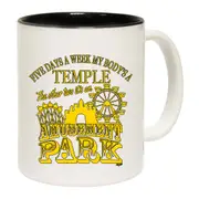 Five Days A Week My Body Is A Temple Mug Cup
