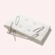 Leander Linea/Luna Organic Cot Bumper - Snow by Leander | the memo