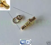 1 SMB Male to Male Bulkhead plug RF Coax Connector Adapter Connect 2 SMB Females