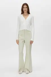 Saule Knit Cardigan in White Swan - CAMILLA AND MARC® C&M