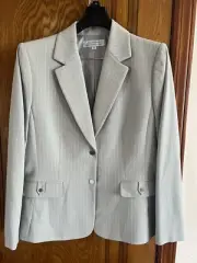 TAHARI Arthur S. Levine Women's Beige/white Blazer Jacket Size 14 NWT