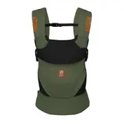 LILLEbaby Baby/Newborn/Toddler Elevate Adjustable Fabric Travel Carrier Olive