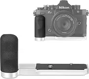 Haoge ZF Handgrip for Nikon ZF Camera With Ergonomic Silicone Side Handle L-Shape Grip MHG-ZFW, Built-in Arca Swiss Type Plate for DJI RS2/RS-C2/RS3/RS3-PRO/RS3,Silver