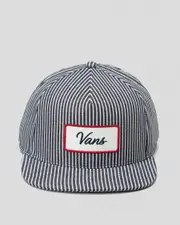 [Vans] Vans Men's Dusk Downer Snapback Cap in Dress Blues One Size Dress Blues