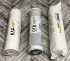 iSpring 3 filters Standard Reverse Osmosis RO Systems CTO GAC Sediment Cartridge