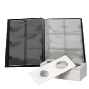 Coin Collection Book Australia Holder Album Staple Cardboard Flips 2" X2" Inches Clear Window Collector Display Storage Stock 60 Pockets 100X 29mm