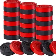 72 Pieces Wooden Checkers 1.06 Inch Checkers Board Game Pieces Stackable Ridge