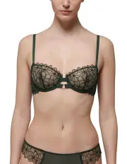 [Simone Perele] Jeanne Half Cup Bra in Green