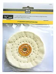 Cushion Sewn Buffing Pad, 4-In.