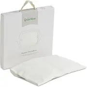The Little Green Sheep Organic Cotton Cot Fitted Sheet for Stokke Sleepi/Leander Cot, White, 70x120cm