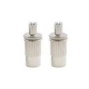 Musiclily Pro 2Pcs Nickel M8 Metric Tune-o-matic Bridge Stud For Les Paul Guitar
