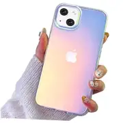 Compatible with iPhone 13 Case Clear Frosted for iPhone 13 Holographic Matte