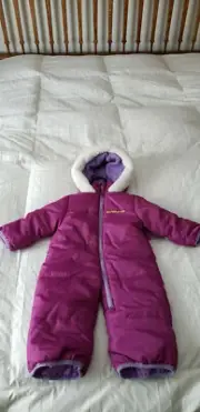 NWT Pink Platinum Girl's Pink Snowsuit Sz. 3/6 Mo. NEW