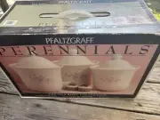 Vintage Pfaltzgraff Tea Rose 3pc. Canister Set 507, 508, 509 Brand New In Box