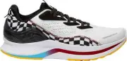 Men's Saucony Endorphin Shift 2 White Blue Black Running Shoes Size 11.5