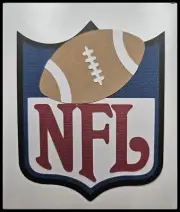 NFL Handmade Paper Piecing Embellishment for Cards Pages PCC
