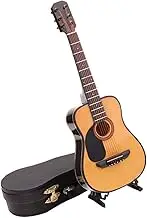 SOPOTUTU 1pc Miniature Guitar Model Decoration Realistic Musical Instrument Prop for Home Office Decor for Music Teaching Aid and Photo Prop