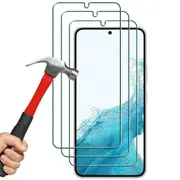 3pcs Tempered Glass Screen Protector Phone Guard for Samsung Galaxy S22+ Plus