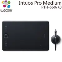 在飛比找PChome24h購物優惠-Wacom Intuos Pro Medium 創意觸控繪圖