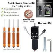 For Creality K2 Plus Printer Ceramic Heating Block Hotend Kit Quick-swap Nozzle