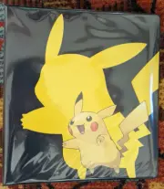 ULTRA PRO POKEMON Pikachu 3-RING BINDER CARD HOLDER (Brand New)