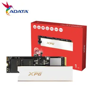 【ADATA 威剛】XPG GAMMIX S70 PRO 1TB [白]PCIe 4.0 M.2 2280固態硬碟/五年保