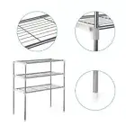 H 3-Tier Multi-functional Kitchen Storage Shelf Rack Microwave Oven New