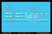 HO Scale Coos Bay Line Modern Paint Scheme MP15 Locomotive Decal Set