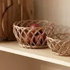 Vegetable Food Willow Storage Basket Desktop Decoration Egg Basket