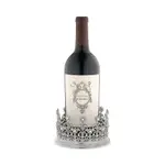 Olivia Riegal Silver Diana Crown Wine Coaster Candleholder