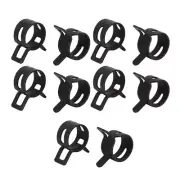 10 Pcs 12mm Spring Type Action Fuel Hose Pipe Low Pressure Air Tube Clip Clamp
