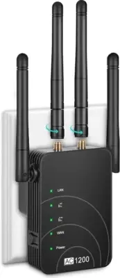 AC1200 WiFi Wireless Range Extender Repeater Amplifier Router Signal Booster