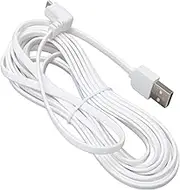 Camera Charging Cable for Arlo Pro for Pro 2 for GO Light, PVC USB Security Camera Power Extension Cord Replacement for Indoor Outdoor, Water Resistant (2m/6.6ft)